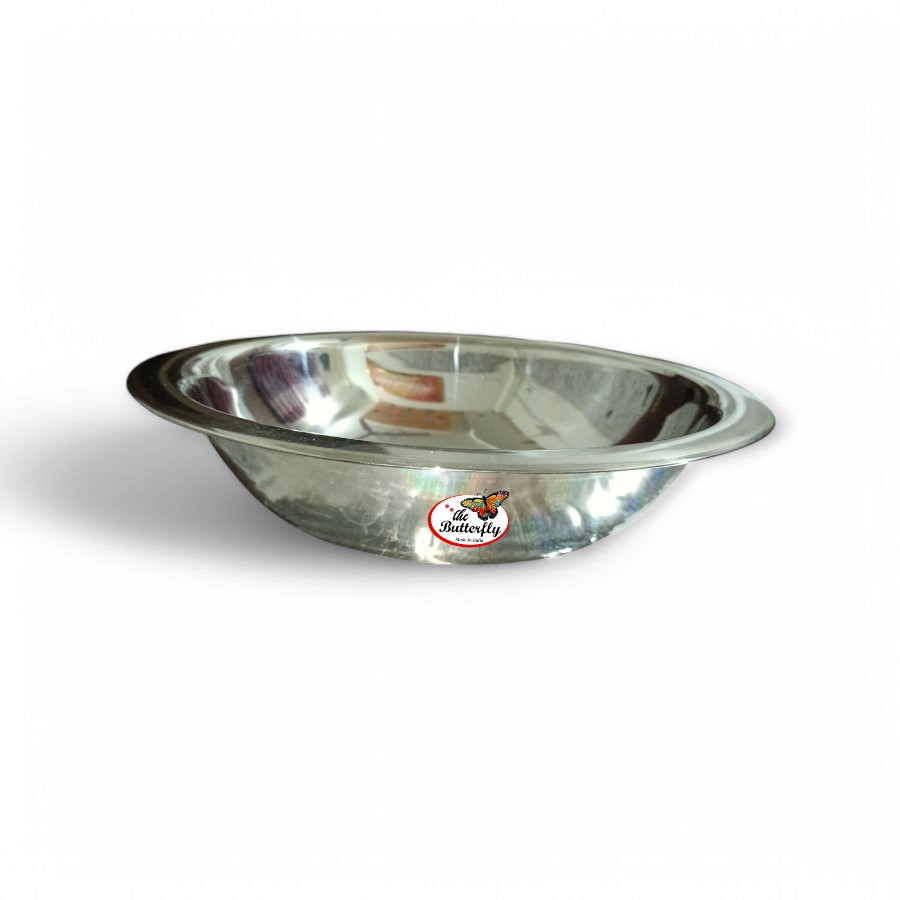 Stainless steel basin for kitchen use