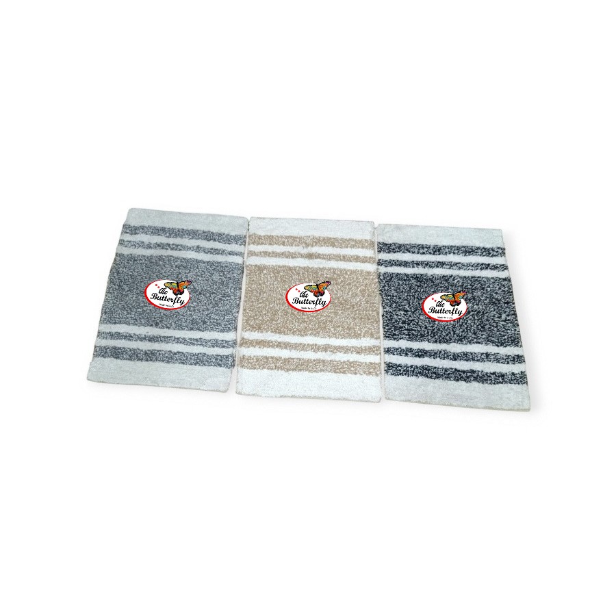 Stripe mix design door mat