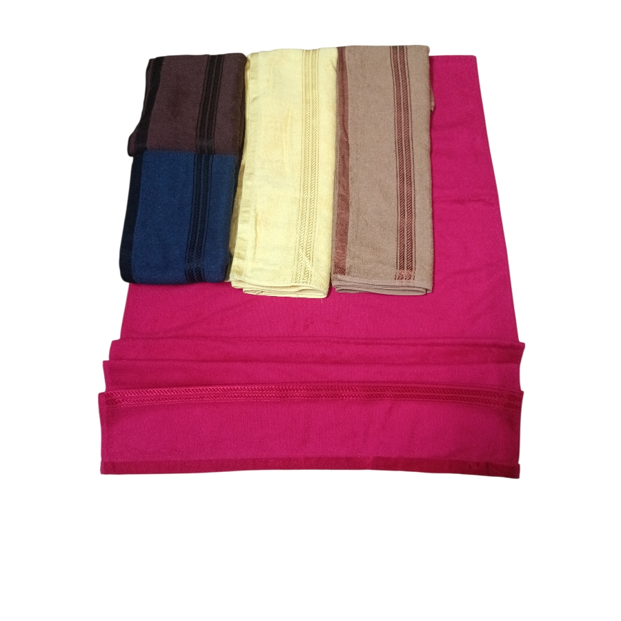 High absorbent bath towel for home bathroom and personal care