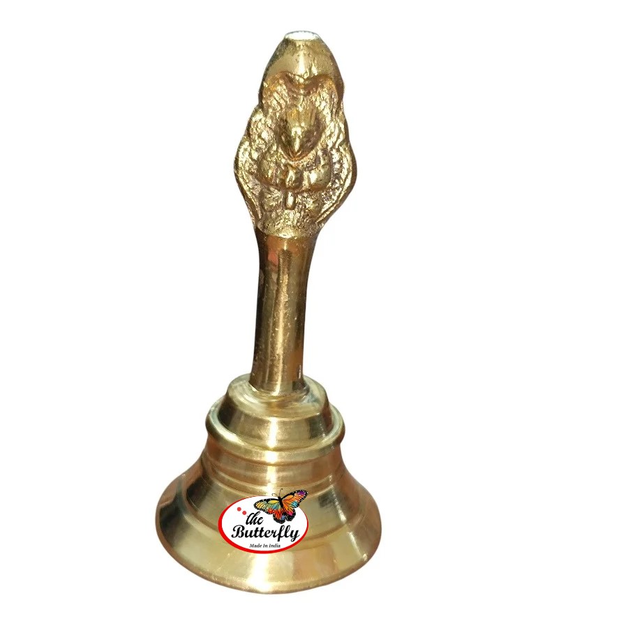 Traditional brass bell 4.5 inch for temple and pooja