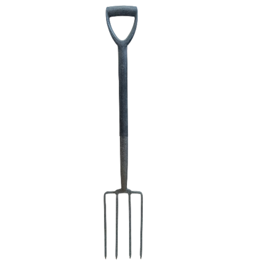 Digging fork with strong PVC handle
