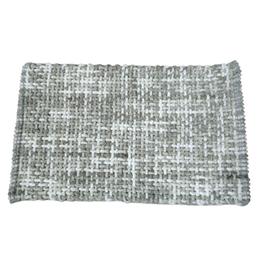 Heavy basket weave door mat for high traffic areas