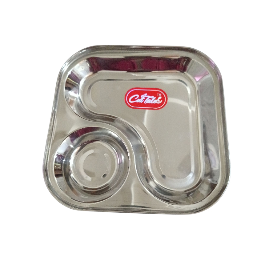 Sandwich style stainless steel partition plate