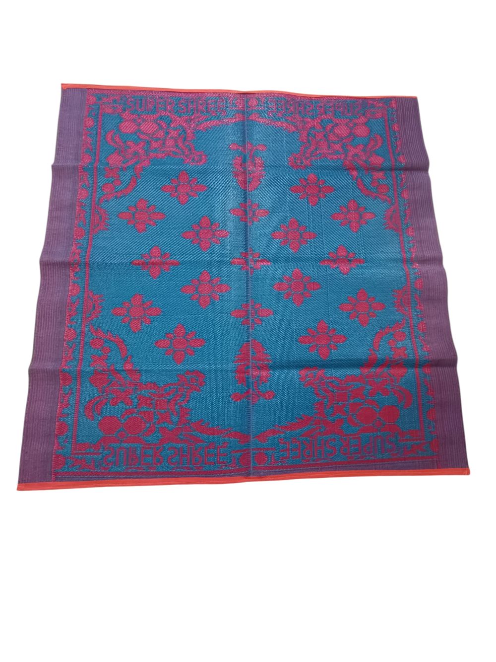 Printed PVC plastic chatai mat 6x6 feet