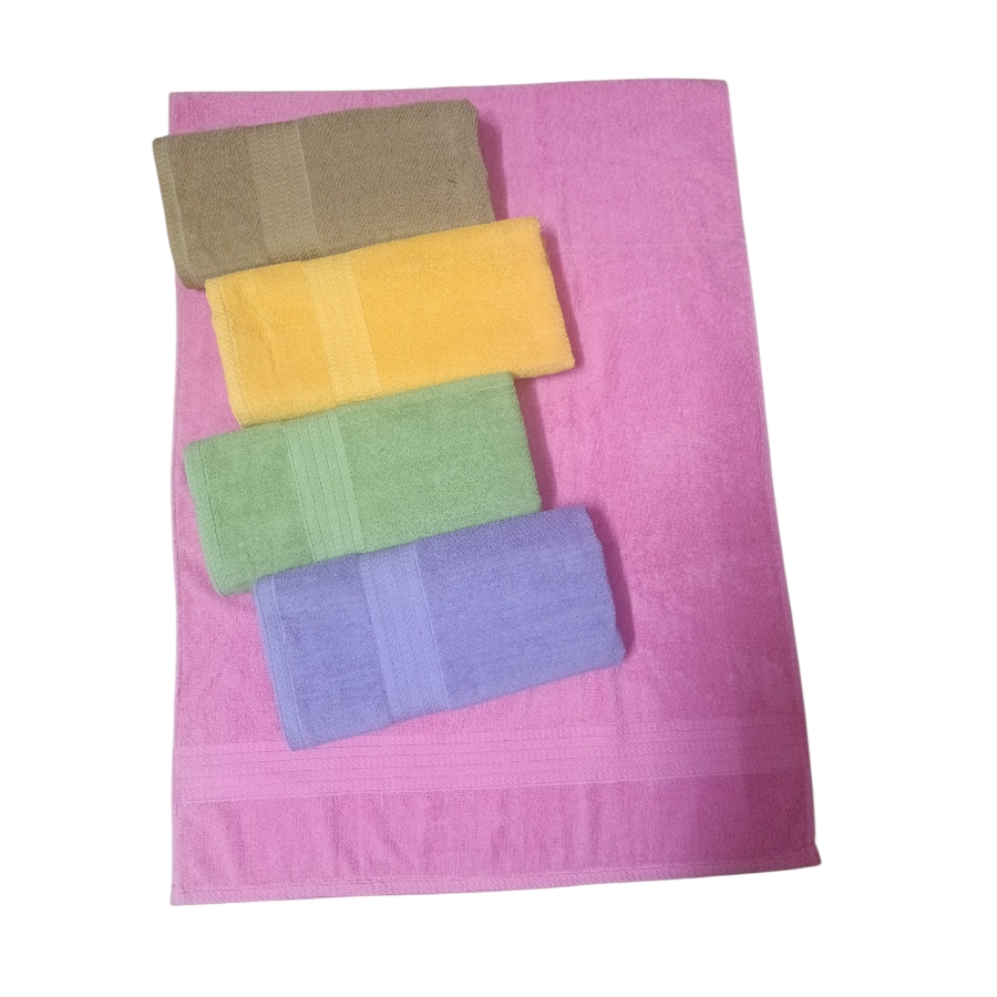 Plain bath towel, high-quality and absorbent
