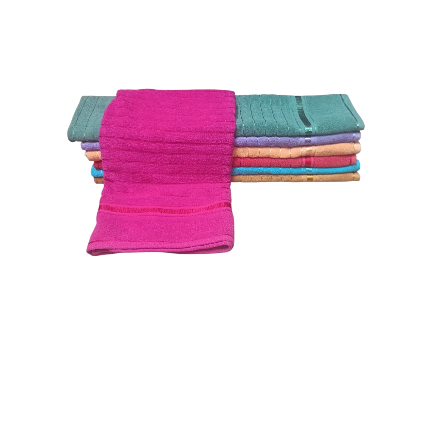 Velour bath towel, extra soft and luxurious