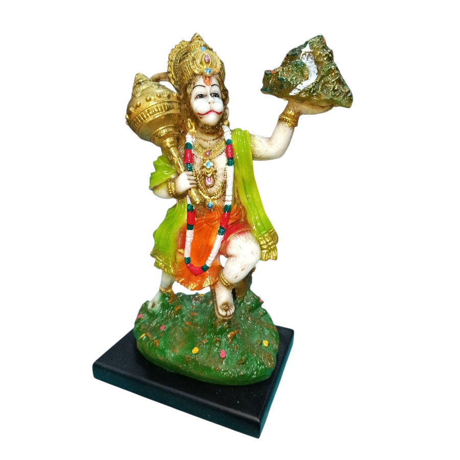 Polystone Pahar Hanuman statue depicting immense strength