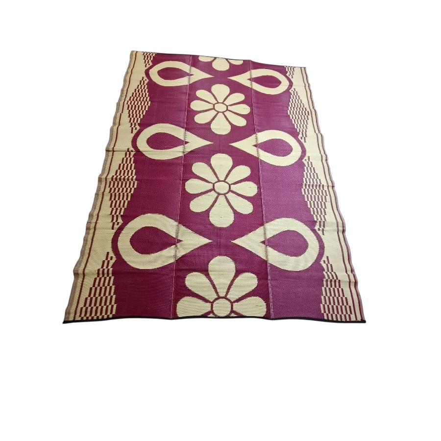 Durable plastic PVC floor mat for outdoor use