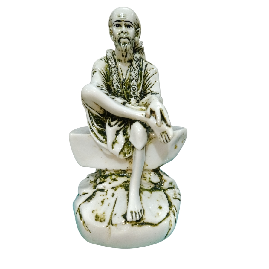 Polystone Sai Baba statue for faith and blessings